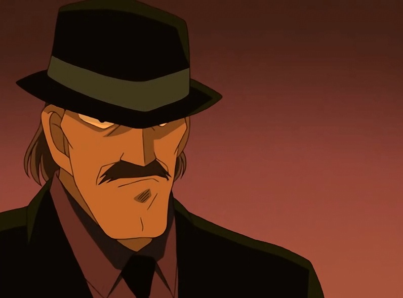 帽子を被っている名探偵コナンのテキーラ